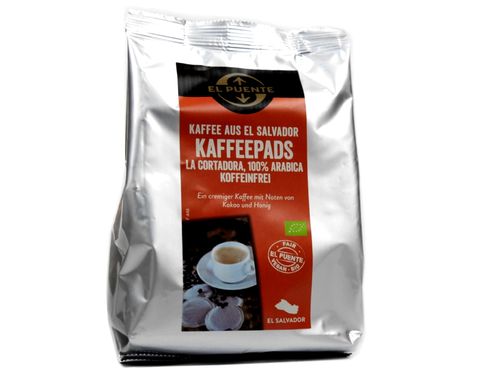 BIO Kaffee Pads entkoffeiniert Fair Trade