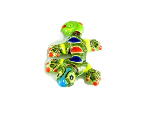 Grüner Gecko Keramik Fair Trade