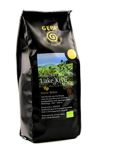 BIO Café Rarität Lake Kivu Kongo Bohne Fair Trade