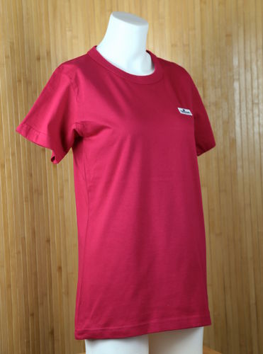 Damen T-Shirt Baumwolle pink rubycorn