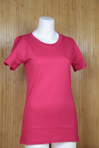 Damen T-Shirt 100% Bio-Baumwolle pink - Fair Trade