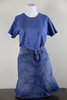 Damen T-Shirt Earth Positive BIO-Baumwolle blau - Fair Trade