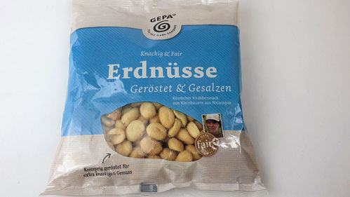 Erdnüsse geröstet gesalzen GEPA Fair Trade