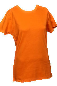 Damen TShirt orange Fair Trade - rubycorn shop