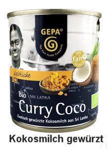 GEPA Bio Kokosmilch Curry Coco - rubycorn shop